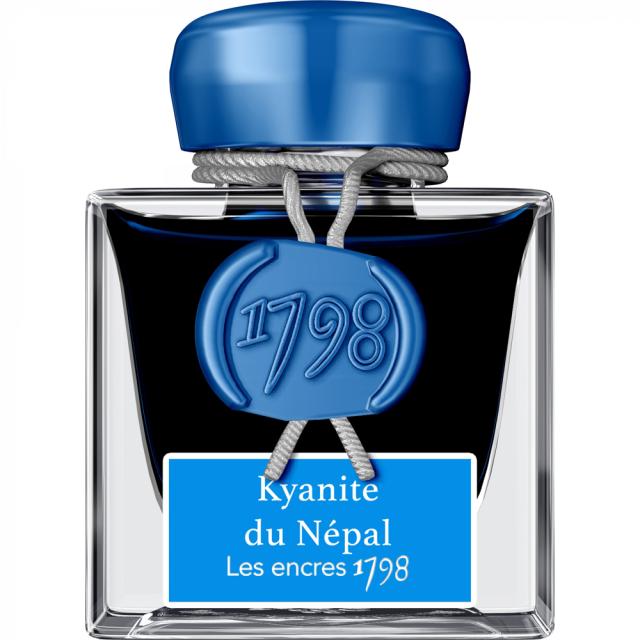Cerneala, Herbin, Jacques Herbin Prestige 1798 Kyanite du Nepal, 50 ml, turcoaz, calitate premium