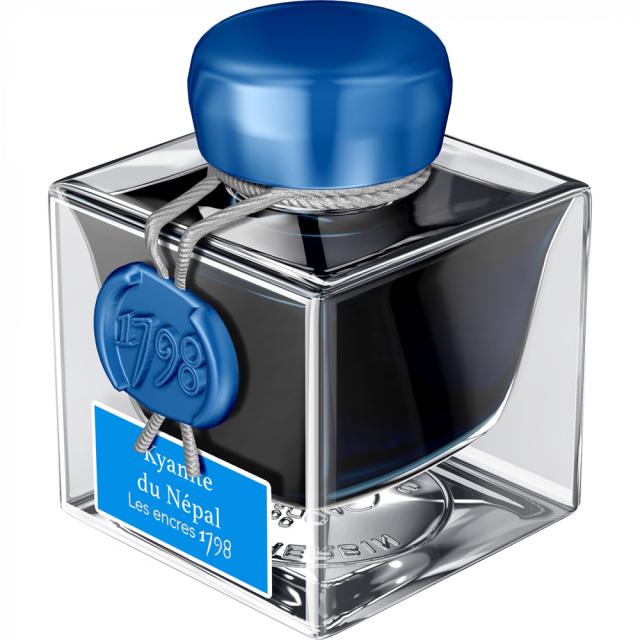 Cerneala, Herbin, Jacques Herbin Prestige 1798 Kyanite du Nepal, 50 ml, turcoaz, calitate premium
