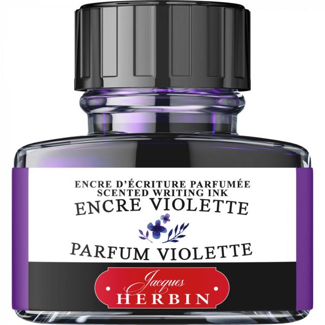 Cerneala parfumata, Herbin, Jacques Herbin Writing, violet, parfum violete, 30 ml