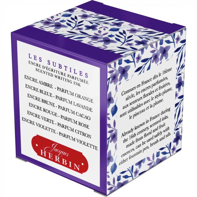 Cerneala parfumata, Herbin, Jacques Herbin Writing, violet, parfum violete, 30 ml