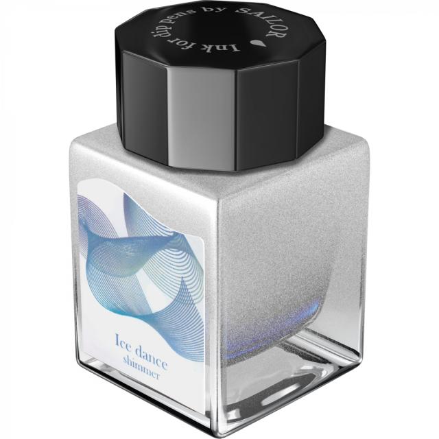 Calimara cerneala, Sailor, Diptone Shimmer Ice Dance, 20 ml, sidefata, nuanta Ice Dance