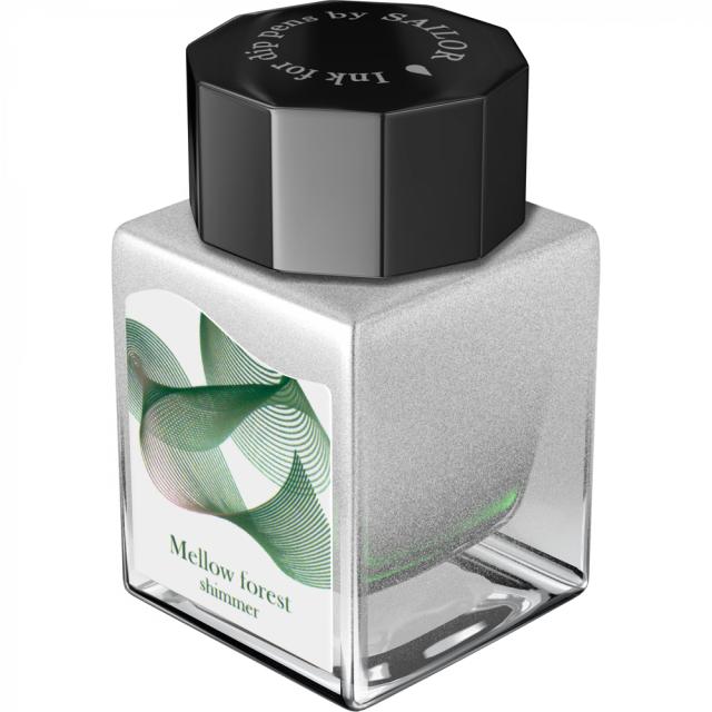 Calimara cerneala, Sailor, Diptone Shimmer Mellow Forest, 20 ml, sidefata, nuanta Mellow Forest