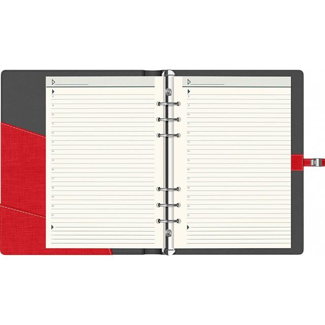 Organizer Precision Trend A5 6 inele Red