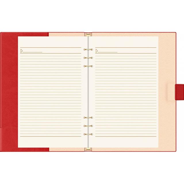 Organizer A4 6 inele Precision Novaskin Red