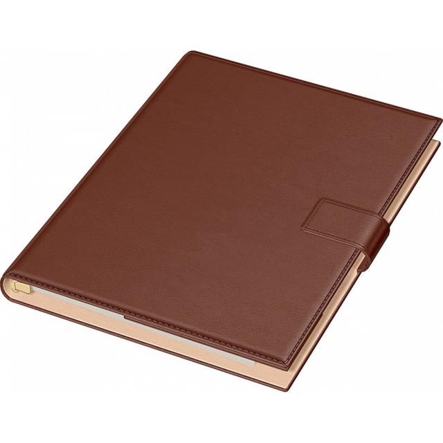 Organizer A4 6 inele Precision Novaskin Cognac