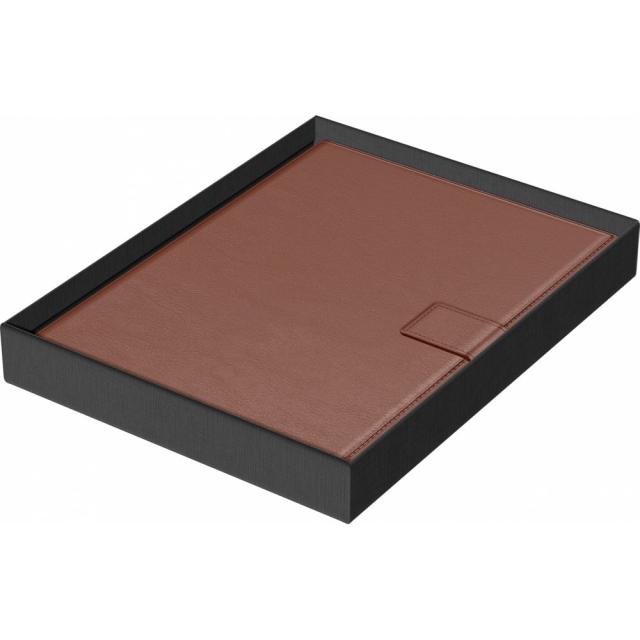 Organizer A4 6 inele Precision Novaskin Cognac