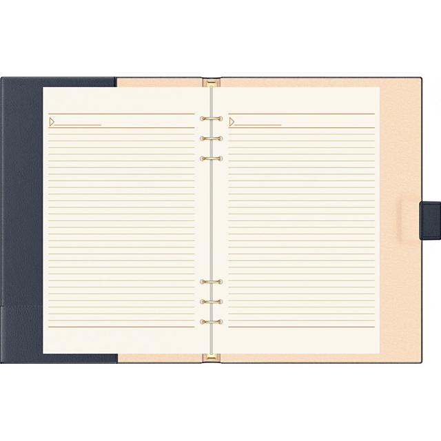 Organizer A4 6 inele Precision Novaskin French Navy
