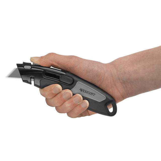 Cutter Zinc Alloy Westcott latime lama 18mm, rezistent, durabil, autoretractabil