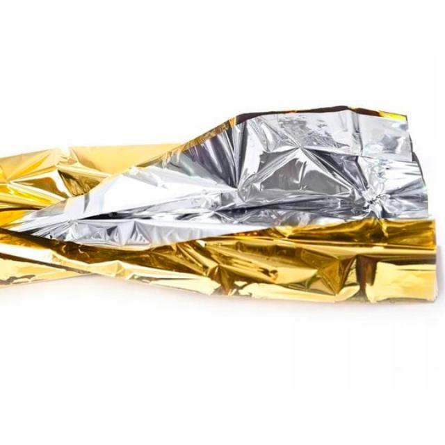 Patura ignifuga aluminizata THERMCARE EMERG 210x160 cm, 12 bucati/set
