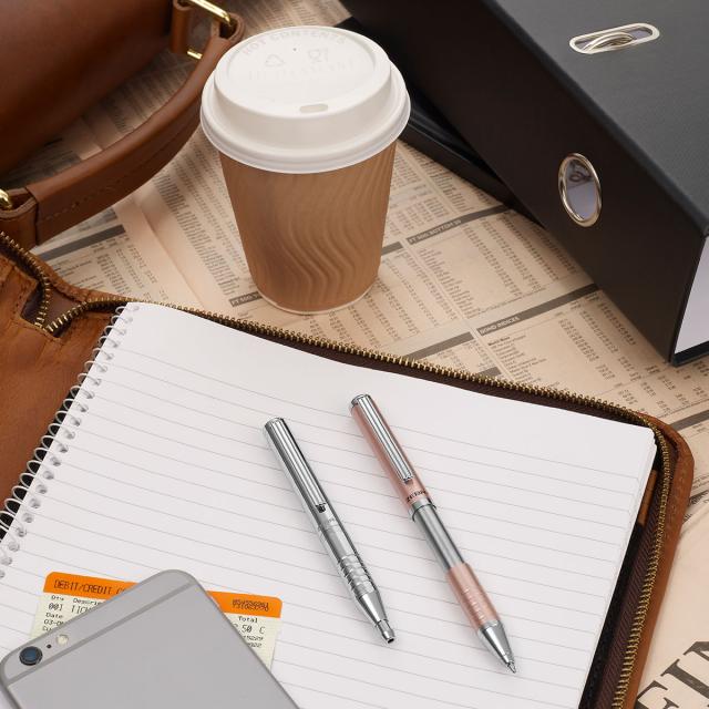 Pix cu mecanism telescopic Zebra, SL-F1, 0.7 mm, corp auriu