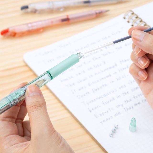 Pix cu mecanism Zebra Jimnie, Biotube, 0.7 mm, corp albastru