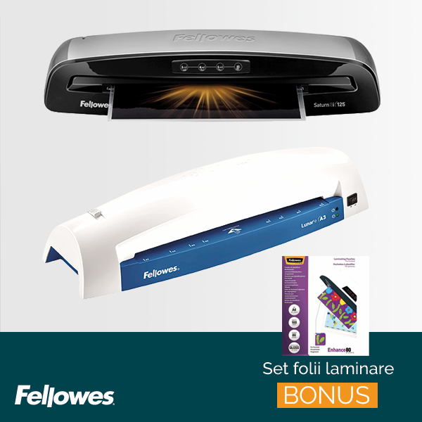 Cumperi un Laminator si primesti BONUS un set folii laminare!