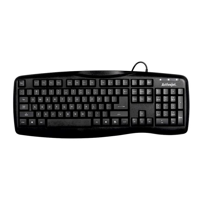 Tastatura Activejet K-3045 USB, negru