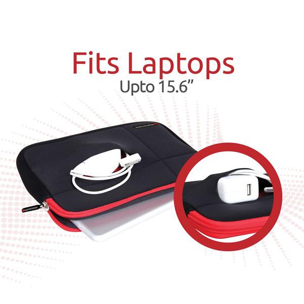 Husa laptop PROMATE Zipper-L, 15.6, negru