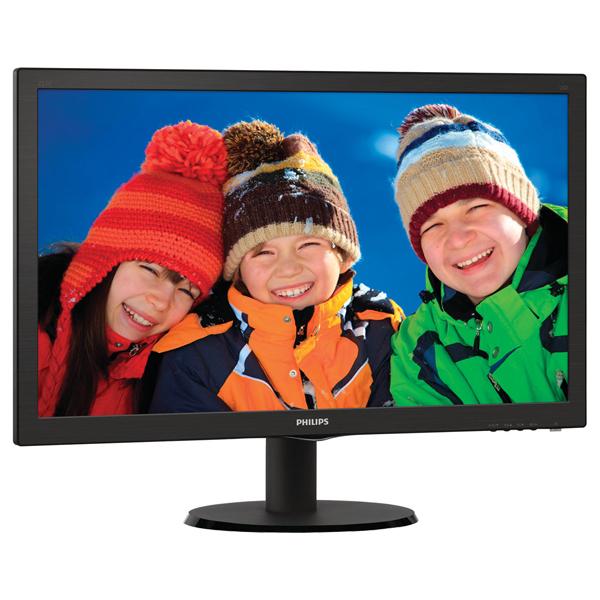 Monitor LED TN PHILIPS 223V5LSB, 21.5 Full HD, 60Hz, negru
