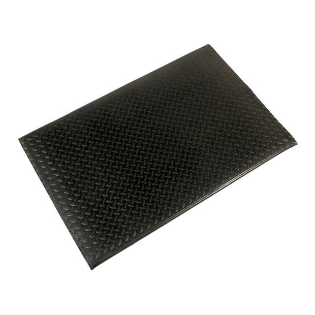 Covor ergonomic Orthomat Diamond negru, 0.6 x 0.9 m