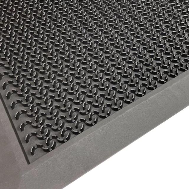 Covor PVC pentru dezinfectant Coba HygiWell, negru, 0.55 x 0.8 m
