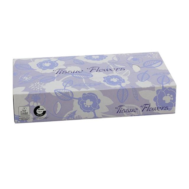 Servetele faciale, Celtex Tissue Flowers,  2 straturi, 21x20 cm, 100 portii/cutie