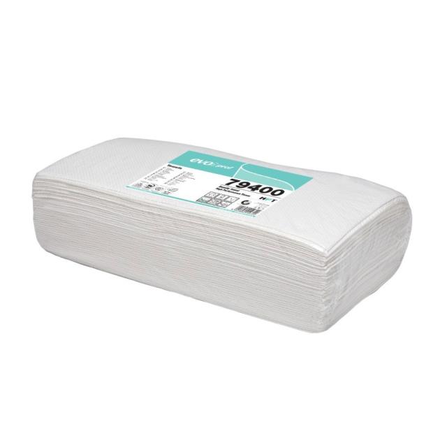 Prosoape cosmetice celuloza, 3 straturi, 40 x 80 cm, albe, 50 x 8 pachete/cutie