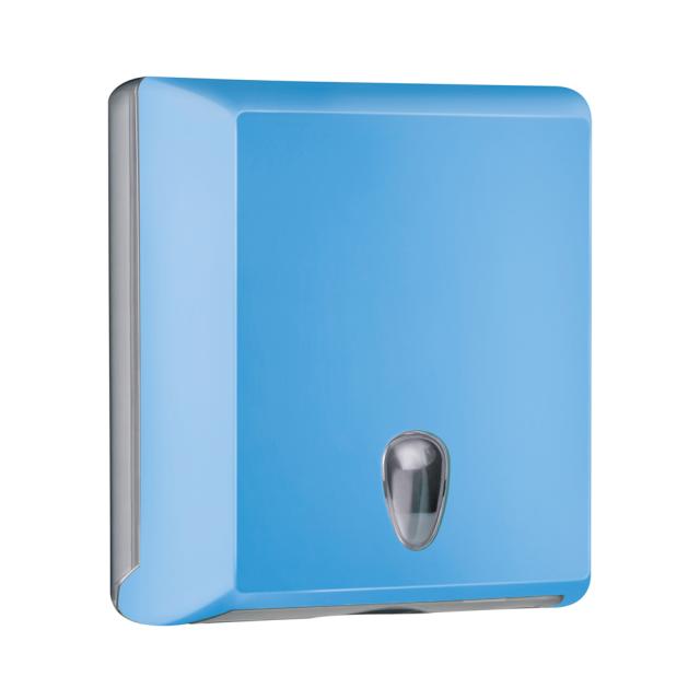 Dispenser plastic Racon pentru prosoape pliate, 2 pachete, bleu