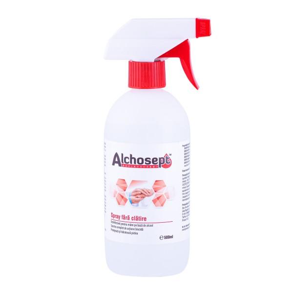 Dezinfectant pentru maini ALCHOSEPT, 500 ml, cu trigger