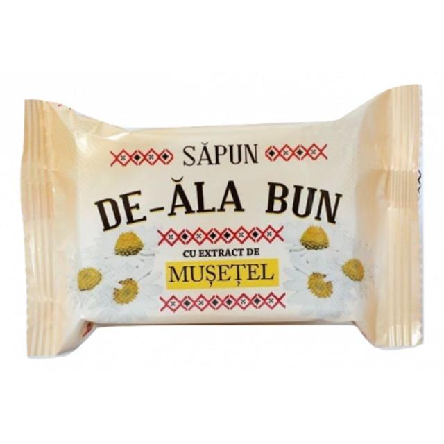 Sapun solid De-ala Bun, extract Musetel, 90 g