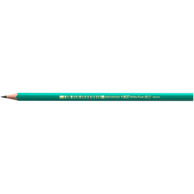 Set 3 creioane grafit Bic Evolution si ascutitoare blister