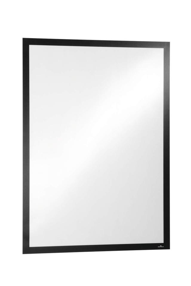 Display autoadeziv, magnetic Durable Duraframe Poster, A1, negru
