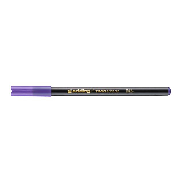 Marker Edding 1340, varf tip pensula, violet