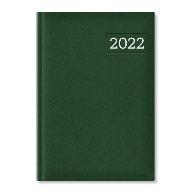 Agenda Artilux, A5, datata, hartie ivory, coperta verde