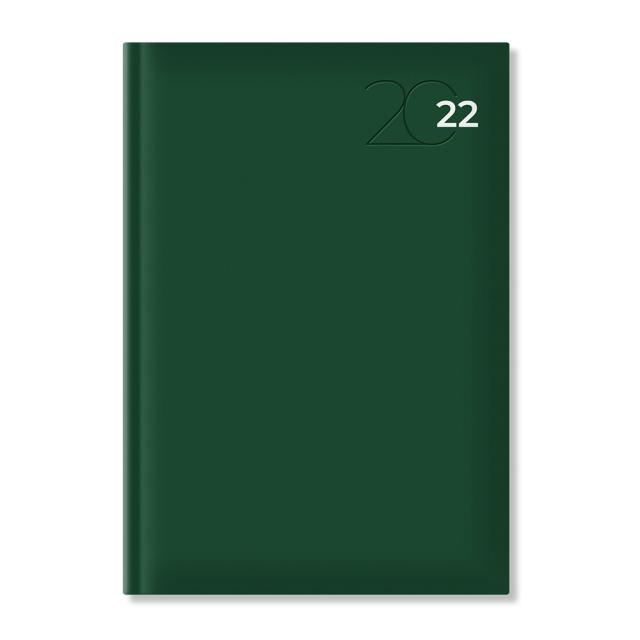 Agenda Artibest, A5, datata, hartie offset alb, coperta verde