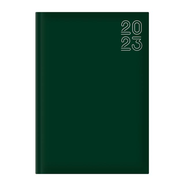 Agenda Artibest, A5, datata, hartie offset alb, coperta verde