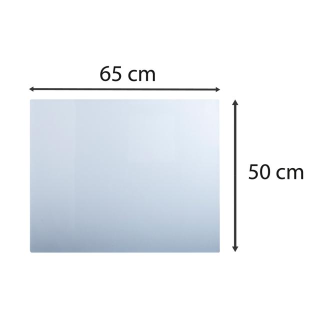 Mapa pentru birou Exacompta, 650x500 mm, PVC, cristal transparent