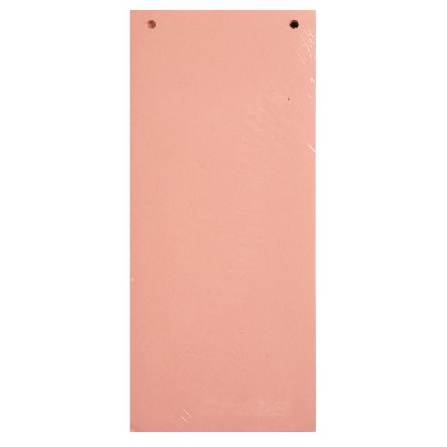 Separatoare Exacompta, color,  105 x 240 mm, rosu