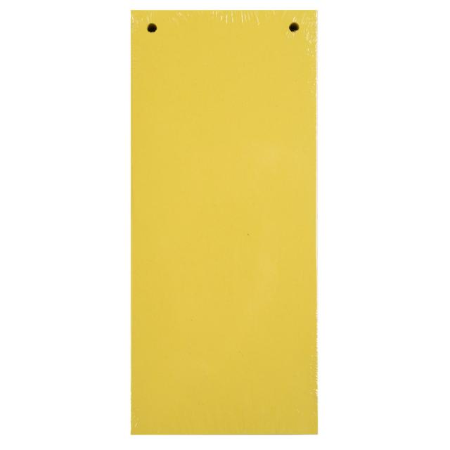 Separatoare Exacompta, color,  105 x 240 mm, galben