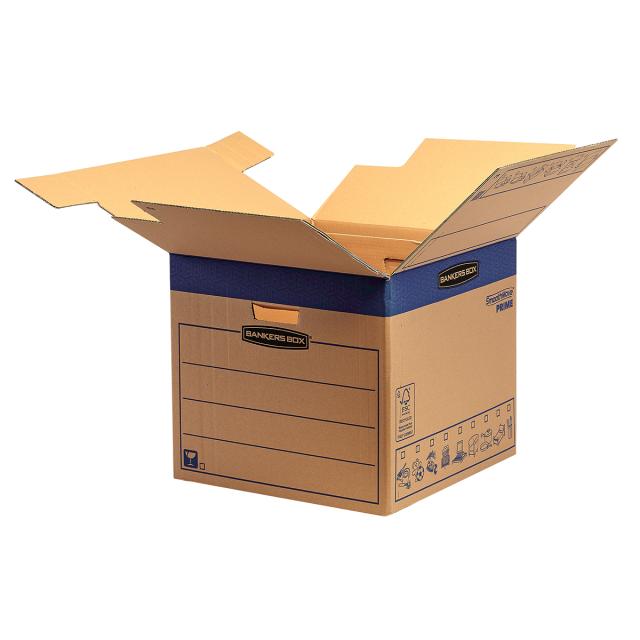 Cutie carton transport si arhivare Fellowes, FastFold, 412x480x470 mm, 85 L
