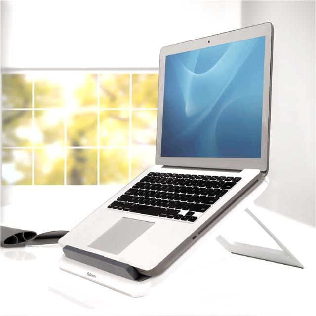 Suport pliabil pentru laptop Fellowes I-Spire Series, alb