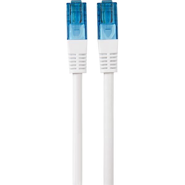 Cablu de retea UTP Cat6 HAMA 20078, 1.5m, alb
