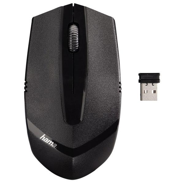 Kit tastatura si mouse Wireless HAMA RF 2300, USB, negru