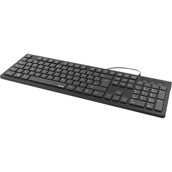 Tastatura cu fir HAMA, KC-200 USB, negru