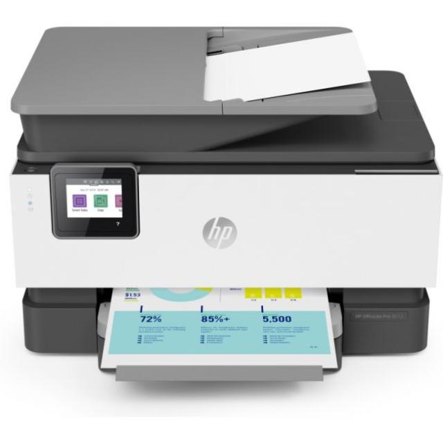 Multifunctional inkjet color HP OfficeJet Pro 9013, retea, Wireless, Duplex, ADF, A4