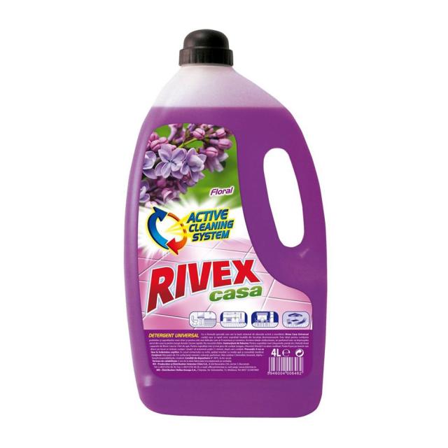Detergent universal, Rivex Casa, floral, 4 litri