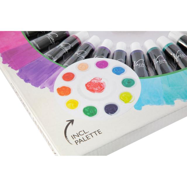 Set culori acrilice Creative Craft, 30 culori, 12 ml
