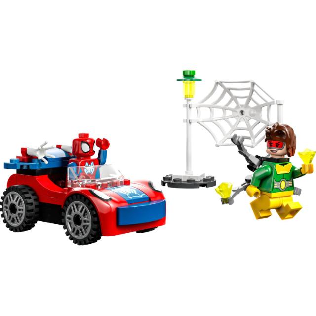LEGO Spidey, Masina Omului Paianjen si Doc Ock, numar piese 48, varsta 4+