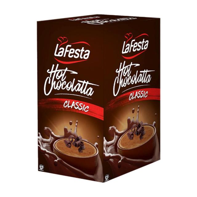 Ciocolata calda, La Festa Classic, 250 g, 10 plicuri/cutie
