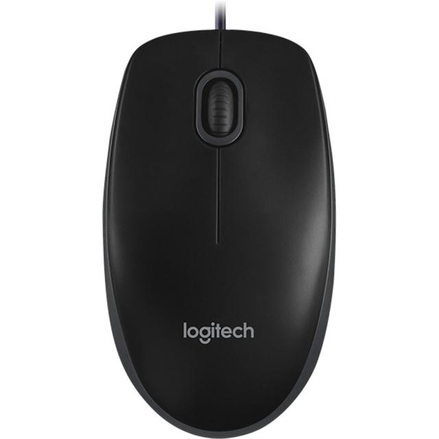 Mouse optic, Logitech, B100, USB, Negru