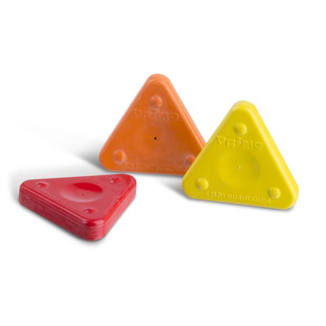 Triunghiuri cerate Morocolor Primo, grosime 5 mm, set 6 culori