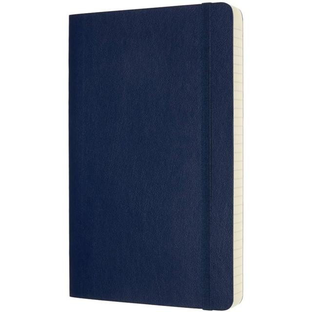 Agenda Moleskine Expanded Large Ruled Sapphire Blue, 21.1 x 21.3 cm, dictando, 400 file