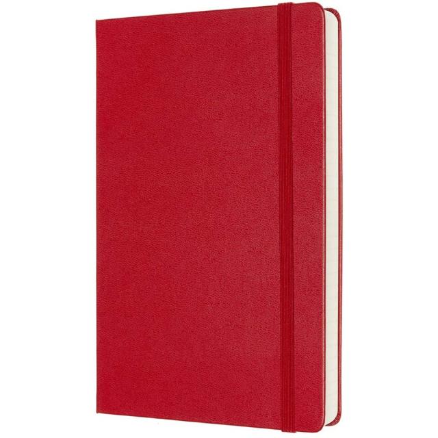 Agenda Moleskine Expanded Large Ruled Scarlet Red, 21.1 x 13.5 cm, dictando, 400 file