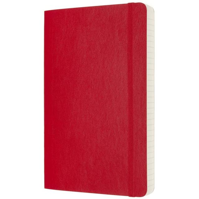 Agenda Moleskine Expanded Large Ruled Scarlet Red, 21.1 x 13.5 cm, dictando, 400 file